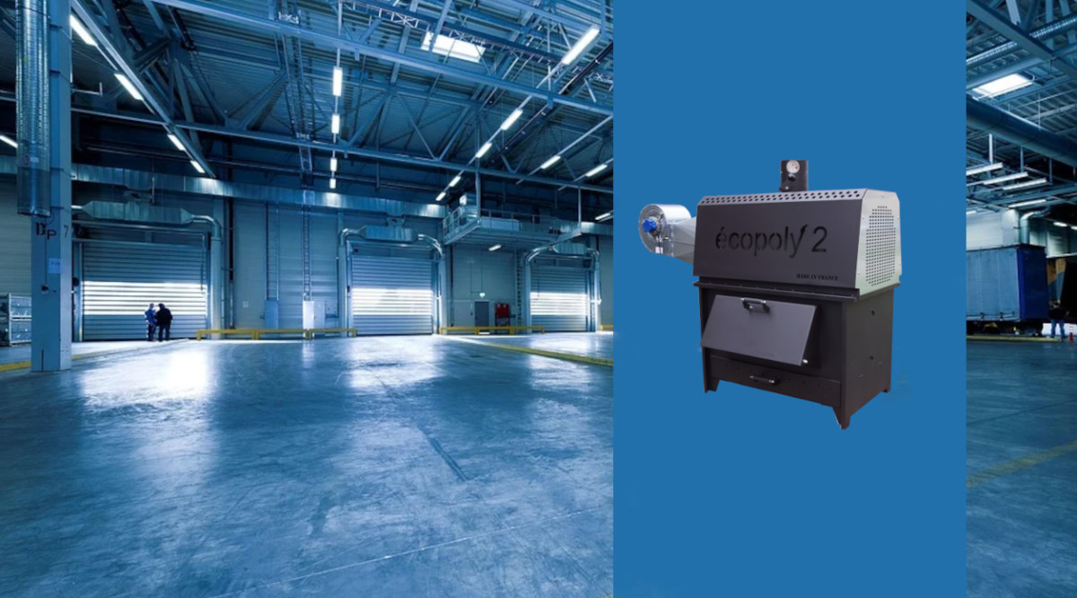 generateur d'air chaud au bois ECOPOLY 2